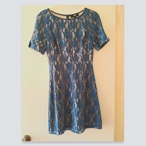 ABS blue lace dress